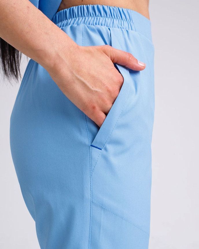 Медичний костюм жіночий Сідней блакитний (уцінка/брак) 3