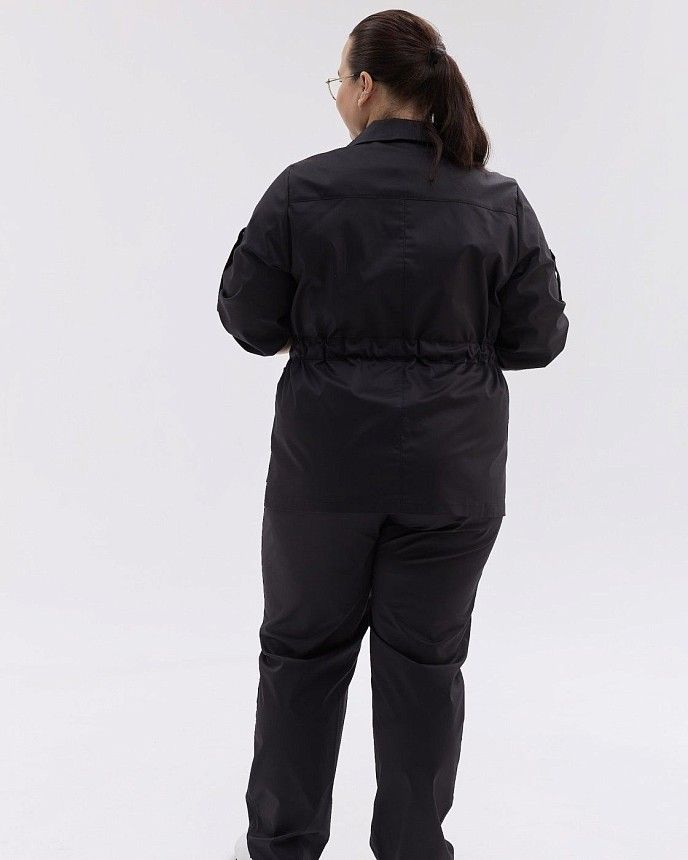 Медичний костюм жіночий Кейптаун чорний +SIZE 3
