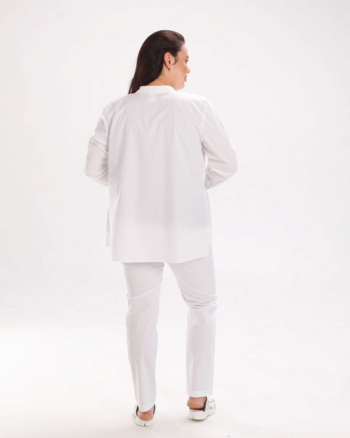 Комплект: медицинская рубашка Стефания + женские брюки медицинские Торонто + футболка #2 2