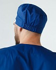 Медицинская шапочка синяя 3