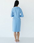 Медичний халат жіночий Моніка блакитний 2