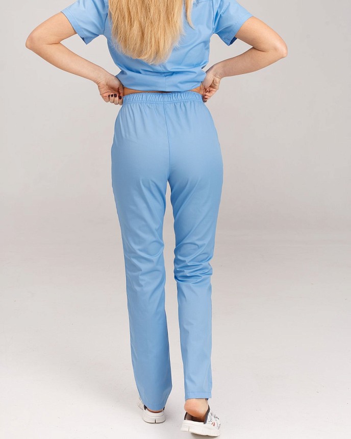 Медичний костюм жіночий Топаз світло-блакитний 7