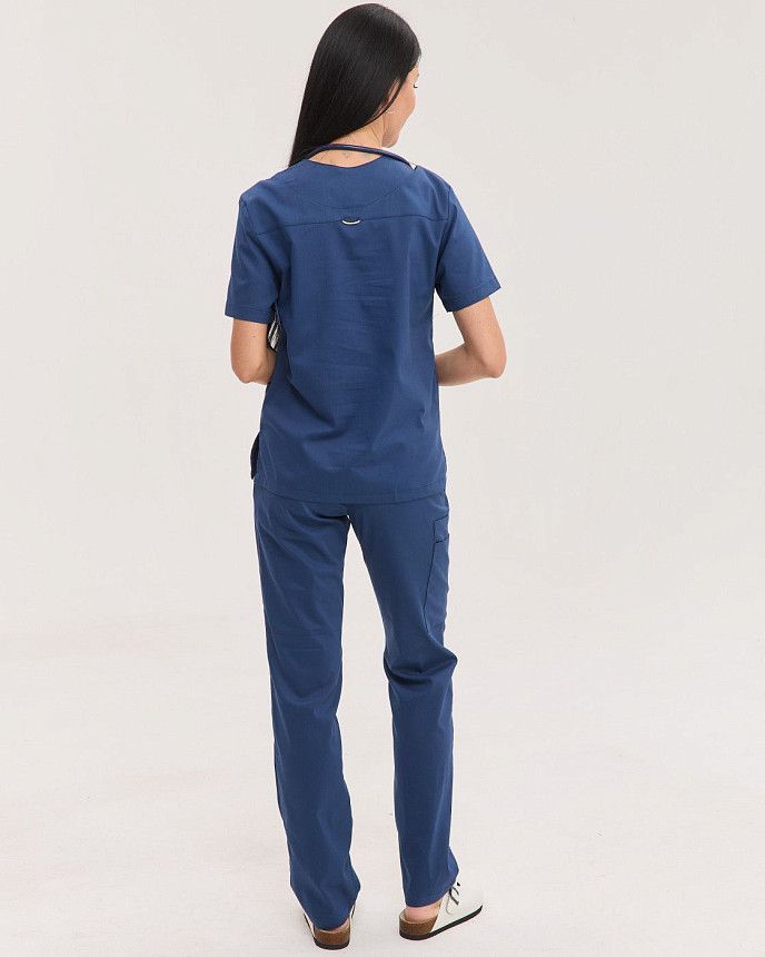 Медичний костюм жіночий Бристоль синій 3