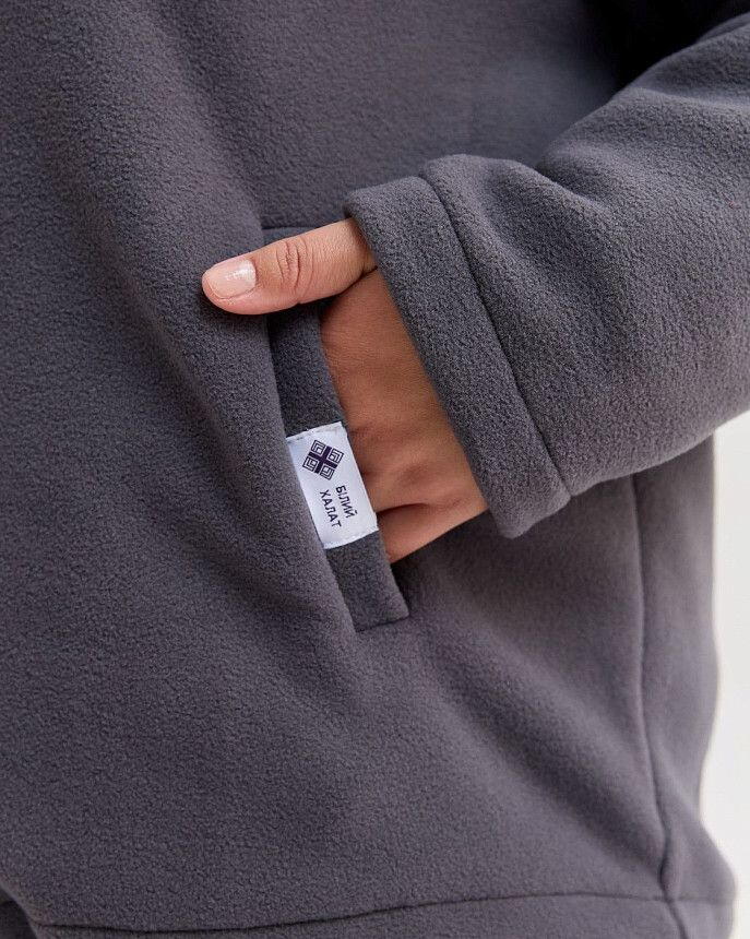 Медицинская кофта женская флисовая Финляндия темно-серая +SIZE 5 Белый халат Медицинская кофта женская флисовая Финляндия темно-серая +SIZE 5