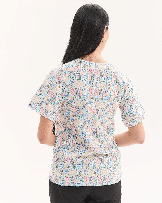 Медична сорочка жіноча Аризона принт Kids 2