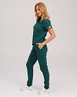 Медичний костюм жіночий Марсель зелений 2