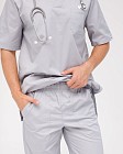 Медицинский костюм мужской Гранит серый 4