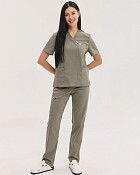 Медицинский костюм женский Бристоль оливковый