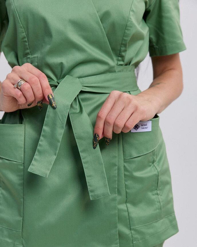 Медицинский костюм женский Киото авокадо 6