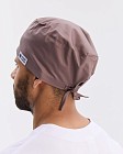 Медицинская классическая шапочка на завязках какао (Elite Stretch) 5