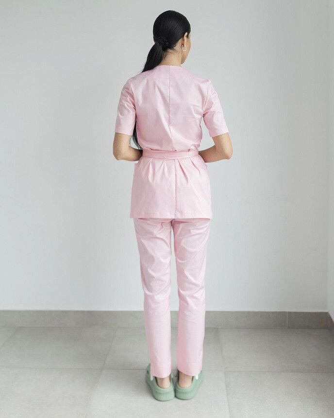 Медицинский костюм женский Киото светло-розовый 2