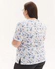 Медична сорочка жіноча Топаз принт Dino NEW +SIZE 2
