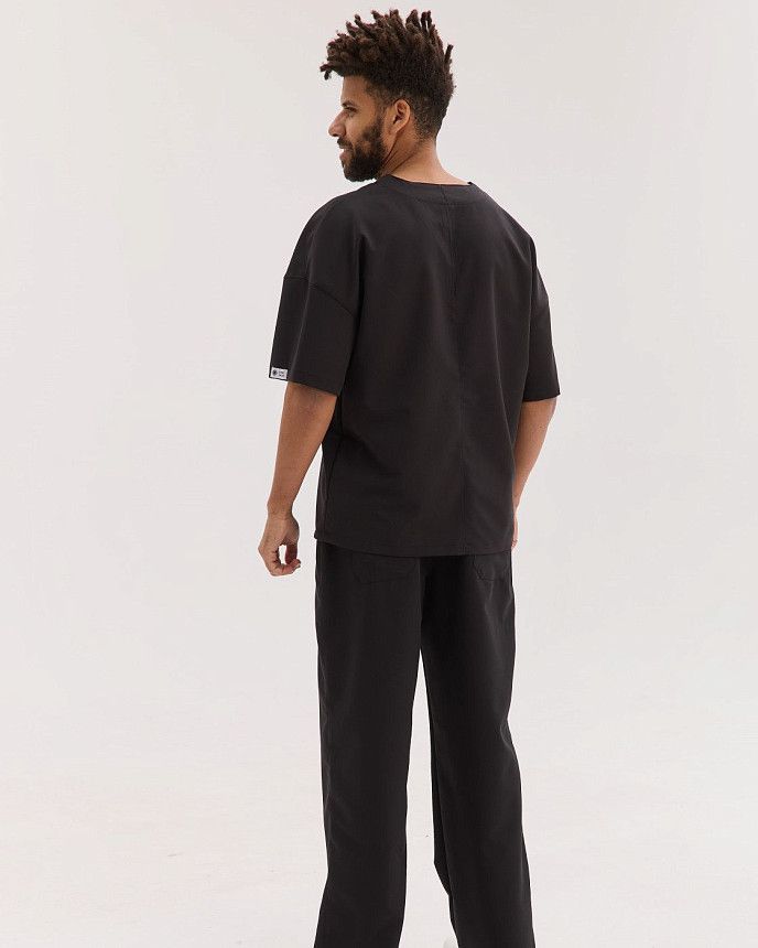 Медицинский костюм мужской Чикаго черный 3