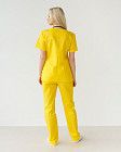 Медичний костюм жіночий Топаз жовтий (уцінка/брак) 2