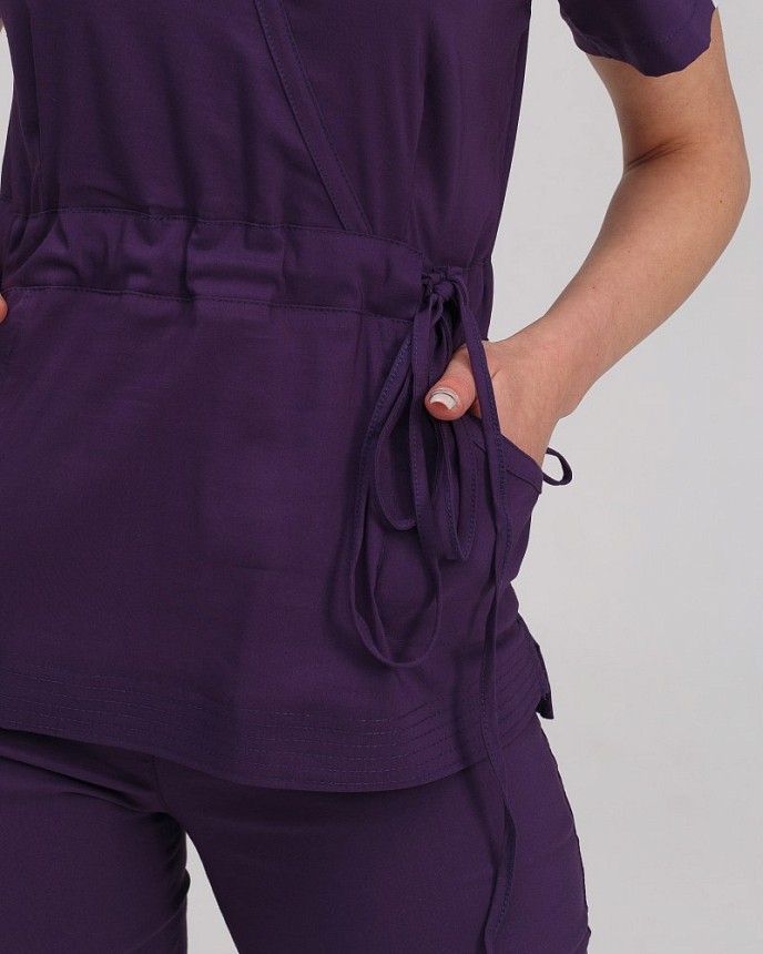 Медичний костюм жіночий Ріо фіолетовий 5