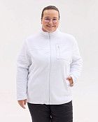 Медична кофта жіноча флісова Фінляндія біла +SIZE