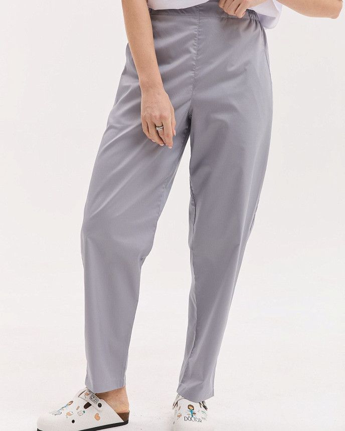 Медицинские штаны женские момы серые 3