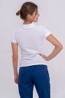 Комплект: поло медичне жіноче з вишивою + штани медичні жіночі джогери №1 4