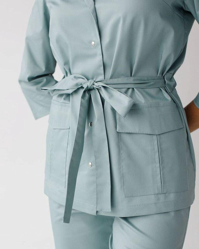 Медицинский костюм женский Кейптаун светло-мятный (уценка/брак) 4