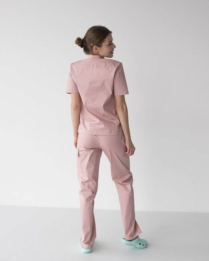 Медицинский женский костюм Денвер светло-лиловый 2