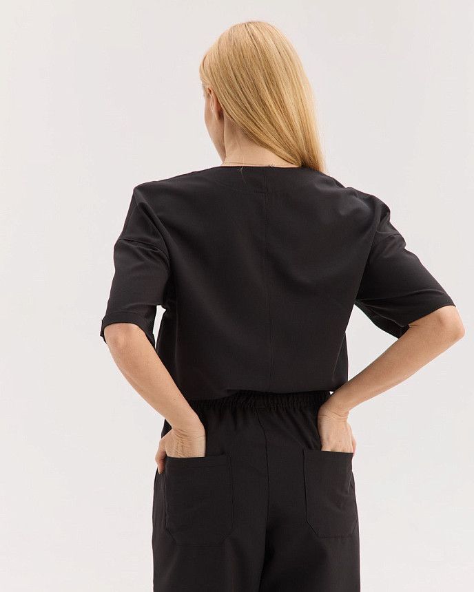 Медицинский костюм женский Чикаго черный 5