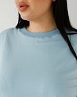 Медична базова футболка жіноча блакитна 6