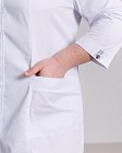 Медичний халат жіночий Сакура білий +SIZE 6