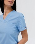 Медичний костюм жіночий Марсель блакитний 3