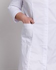 Медицинский халат женский Сакура белый +SIZE 5