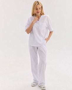 Медичний костюм жіночий Чикаго білий