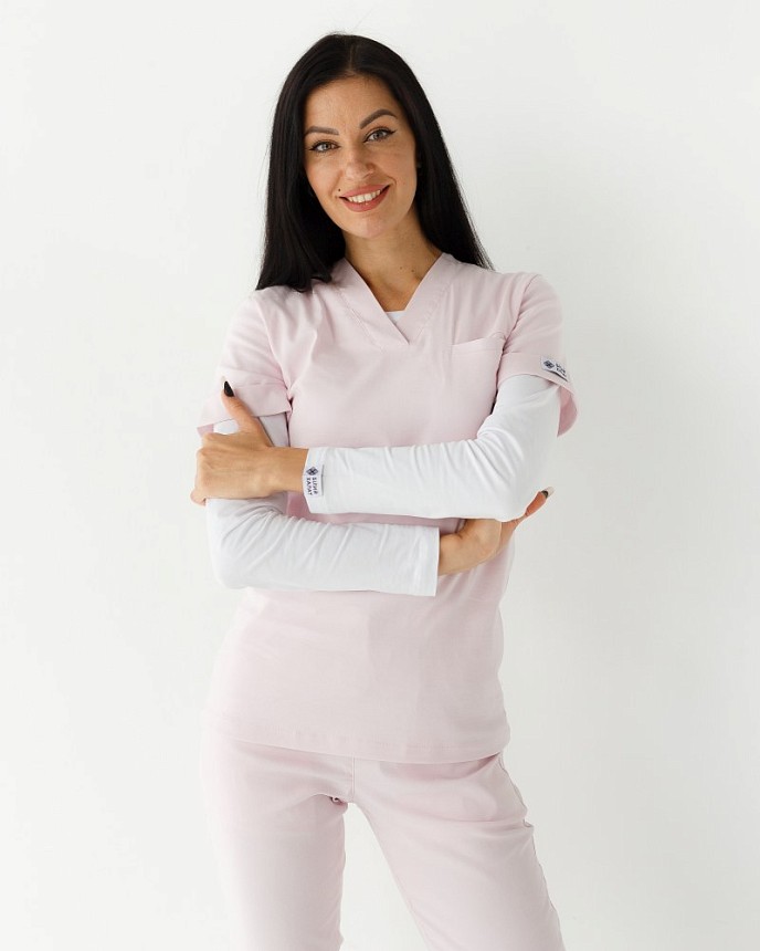 Комплект: костюм медичний жіночий Марсель + лонгслів медичний жіночий #3 7