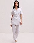 Медичний костюм жіночий Кіото білий
