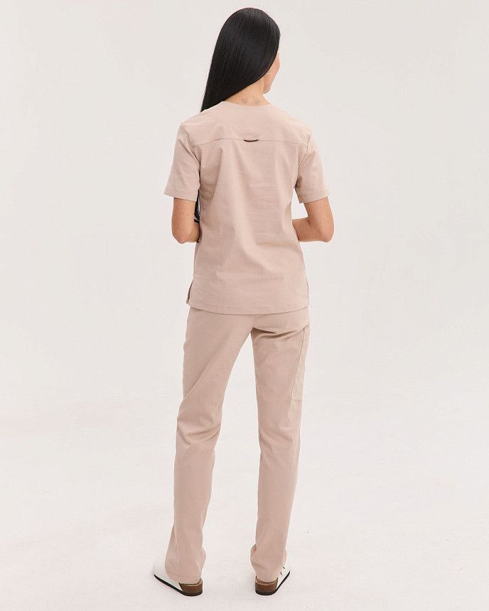 Медицинский костюм женский Бристоль песочный 4