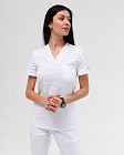 Медичний костюм жіночий Марсель білий 7