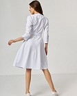 Медична сукня жіноча Прованс біла 2