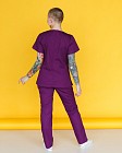 Медицинский костюм женский Жасмин фиолетовый 2