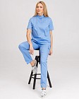 Медичний костюм жіночий Денвер блакитний