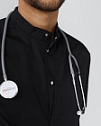 Медицинский костюм мужской Бостон черный 6