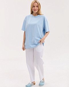 Медицинские штаны женские момы белые