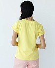 Медична футболка жіноча Модерн жовта 2