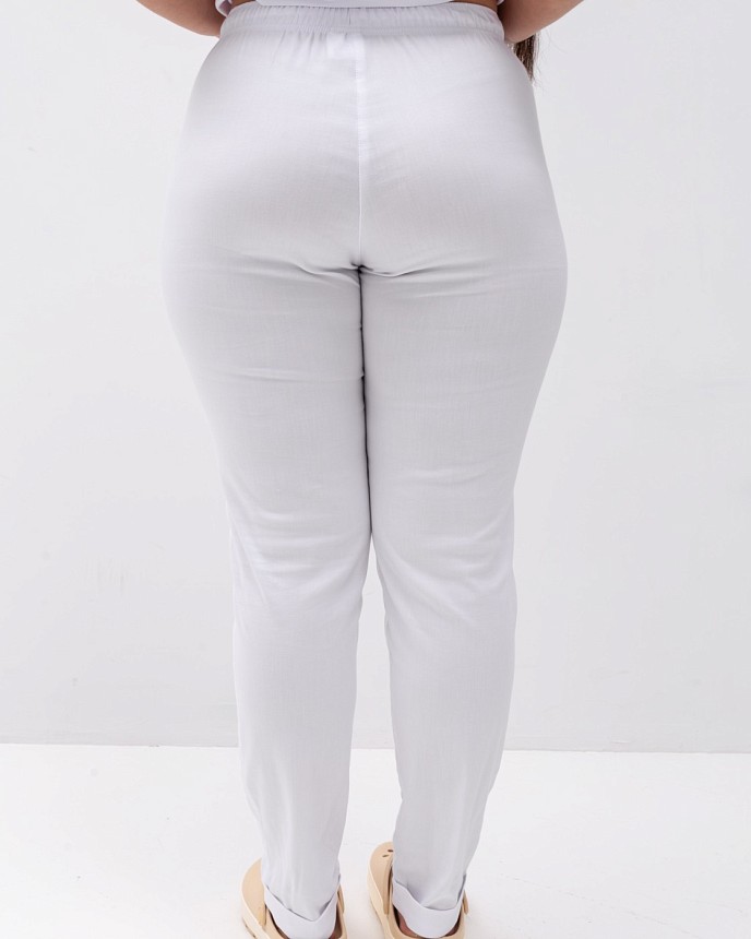 Медичний костюм жіночий Марсель білий +SIZE 7