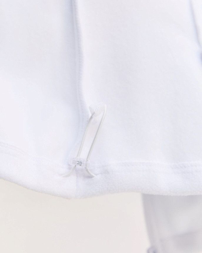 Медицинская жилетка женская флисовая Говерла белая +SIZE 6