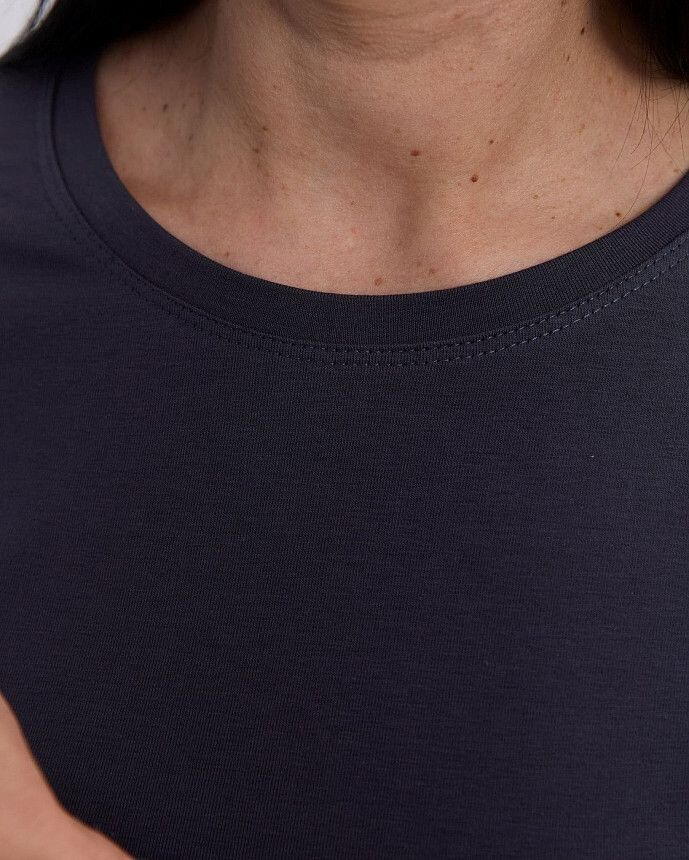 Медичний лонгслів жіночий темно-сірий 3