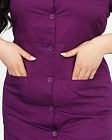 Медицинский халат женский Софи фиолетовый +SIZE 5