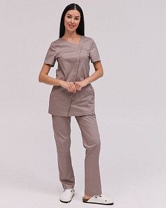 Медицинский костюм женский Вирджиния мокко