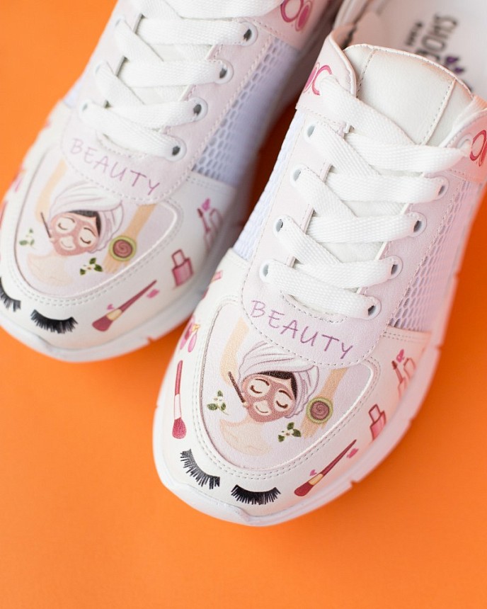 Взуття медичне жіноче кросівки з відкритою п'ятою Beauty pink 7
