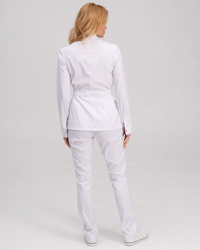 Медицинский костюм женский Монтана белый 2