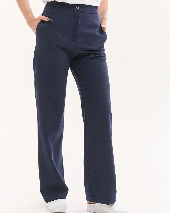 Медичні штани жіночі Саванна темно-сині 2