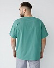 Медицинская футболка унисекс зеленая 5