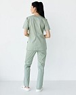 Медичний костюм жіночий Топаз фісташковий NEW +SIZE (уцінка/брак) 2